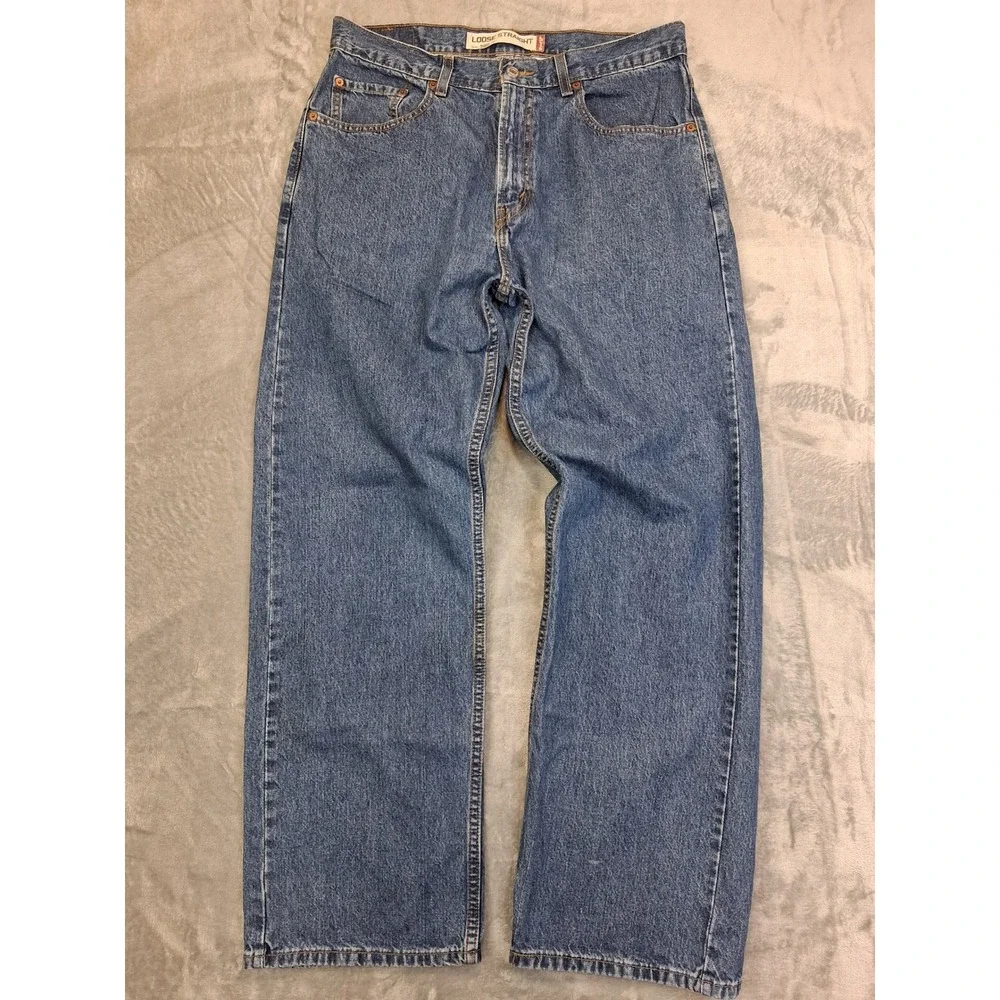Levis 569 Loose Straigh Leg Mens 32x32 Relaxed Baggy Rodeo Cowboy Denim Jeans